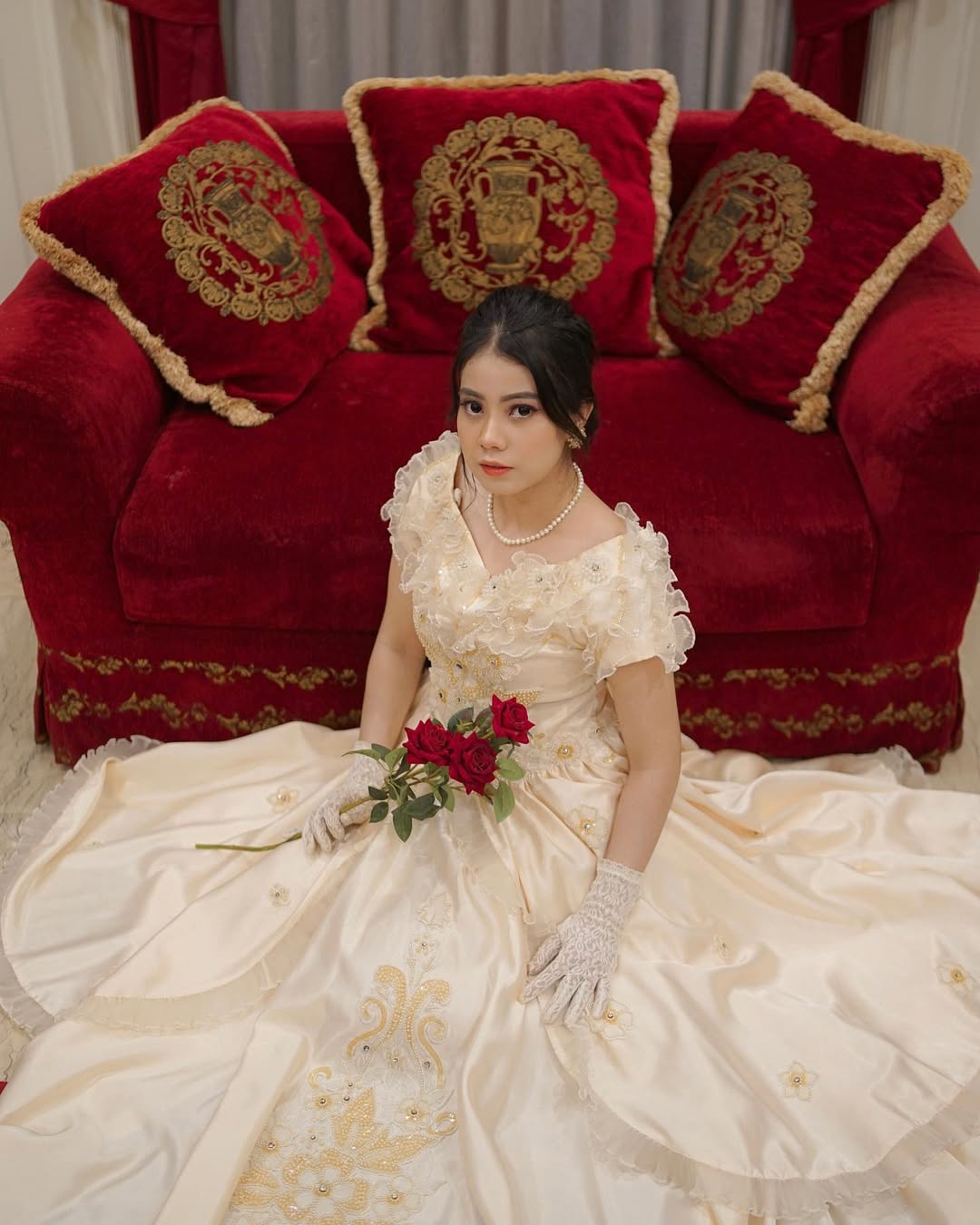 Momen pernikahan Anggita Wedding di Instagram